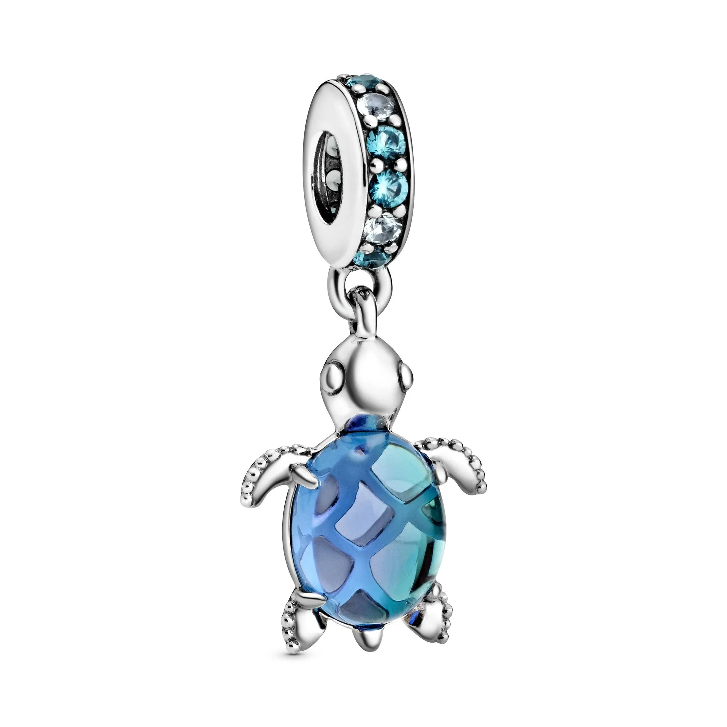 Pandora : Murano Glass Sea Turtle Dangle Charm