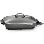 National Presto Industries 06858 Slimline Skillet with Glass Cover