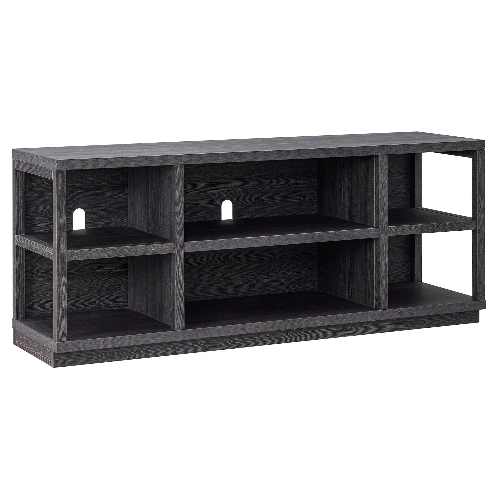 Freya Rectangular TV Stand for TV's up to 65" in Charcoal Gray