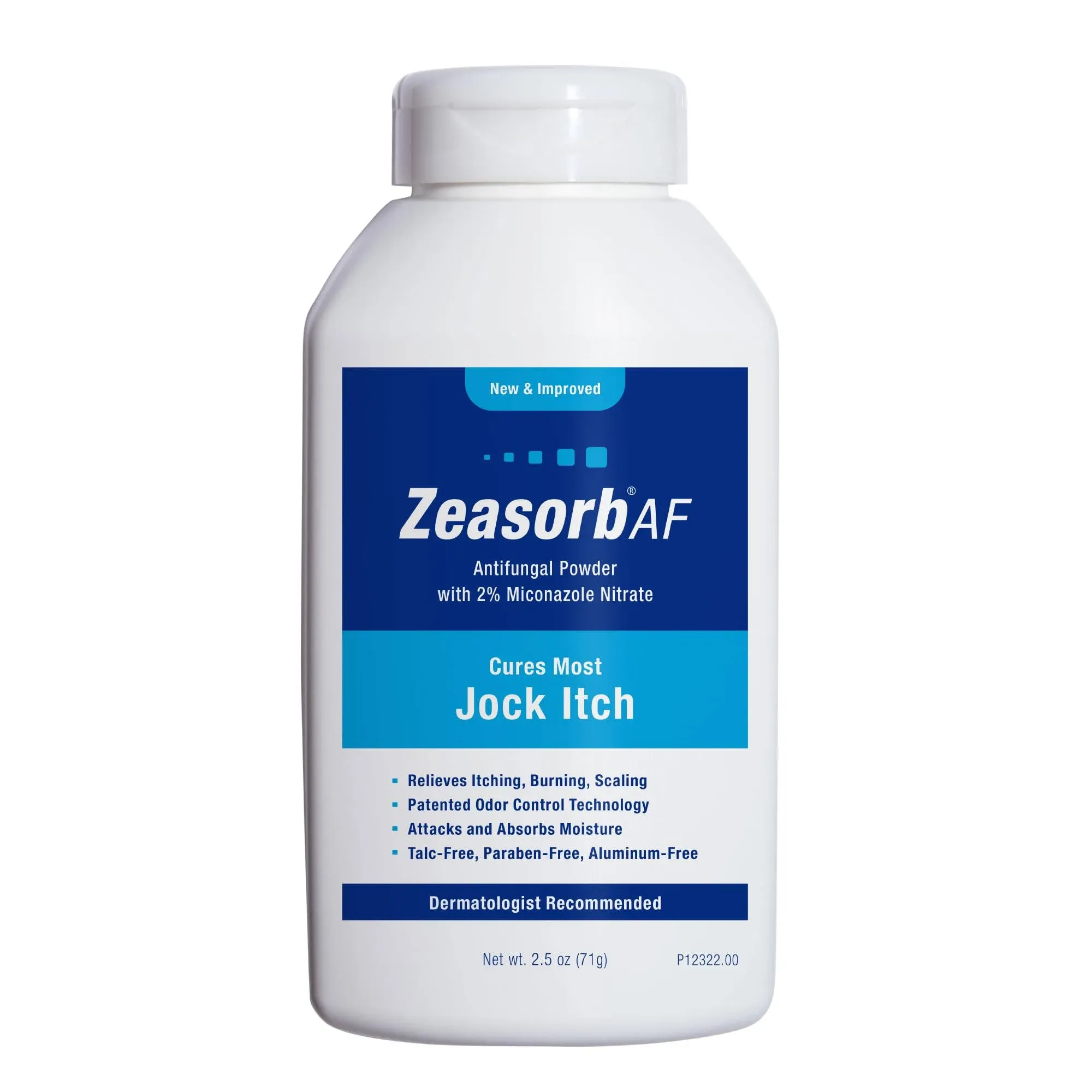 Zeasorb-Af, Zeasorb AF Antifungal Treatment Super Absorbent Powder, 2.5 Oz