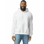 Gildan Big Mens Hooded Sweatshirt White Size:2XL, Men's