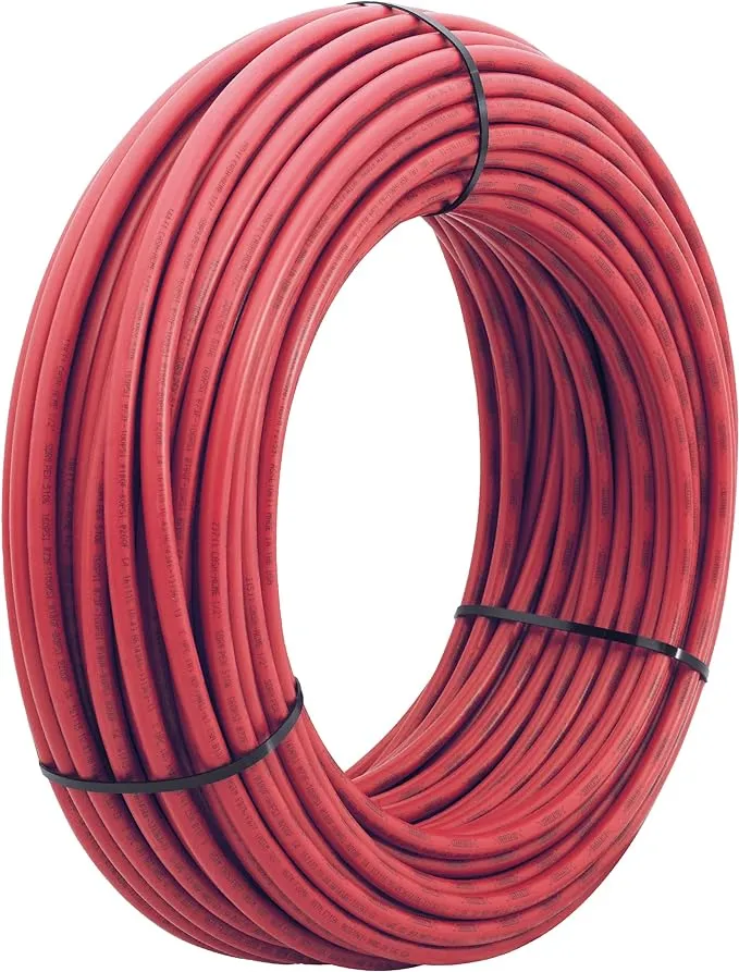 SharkBite 1/2 Inch x 300 Feet Red PEX-B, PEX Pipe Flexible Water Tubing for Plumbing, U860R300