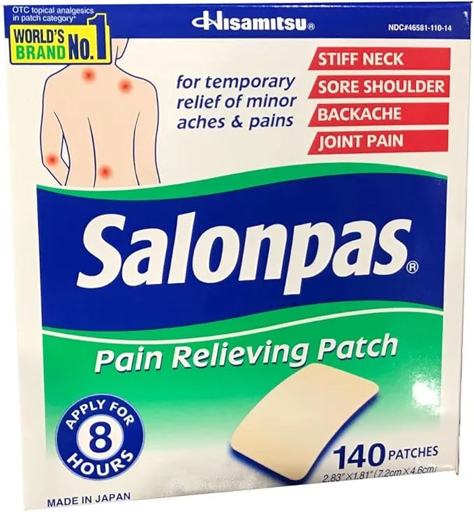 Hisamitsu Salonpas Pain Relieving Patch - 140 count