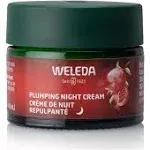 Weleda Face Care Plumping Night Cream, Plant Rich Moisturizer with Pomegranate and Maca Root Peptides