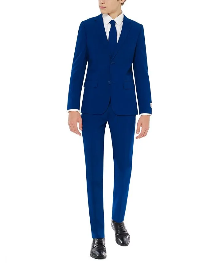 Navy Royale Two-Piece Suit with Tie