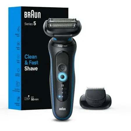 Braun Series 5 Electric Razor for Men with Precision Trimmer, 5118S Shaver