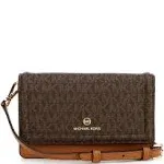 Michael Kors Jet Set Charm Small Phone Crossbody Bag Brown