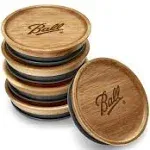 Ball Jar Wooden Storage Lids