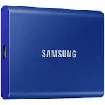 Samsung T7 2TB Portable SSD - MU-PC2T0H/AM - USB 3.2 - Blue