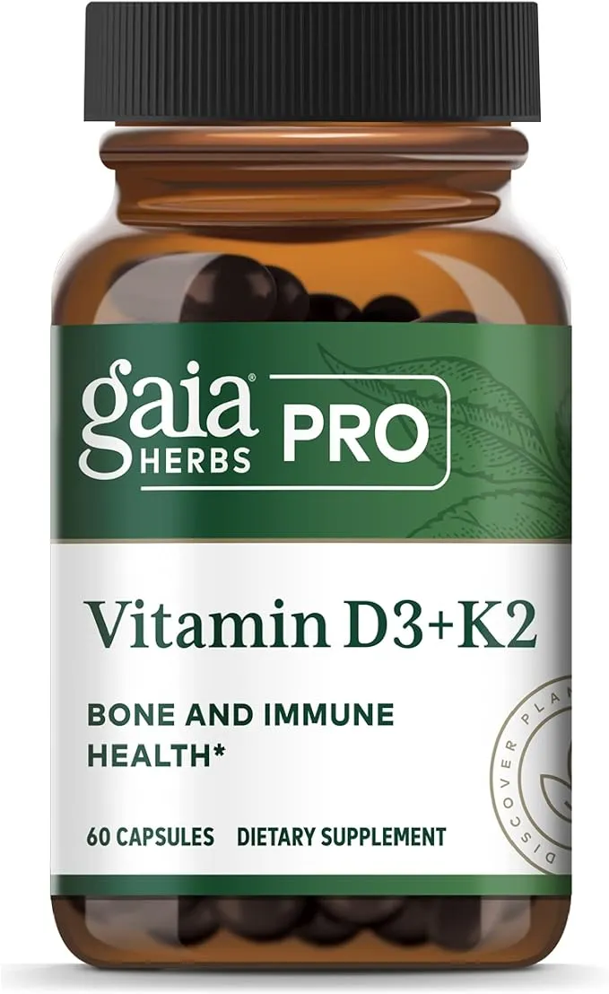 Gaia Pro - Vitamin D3 + K2 - 60 Capsules