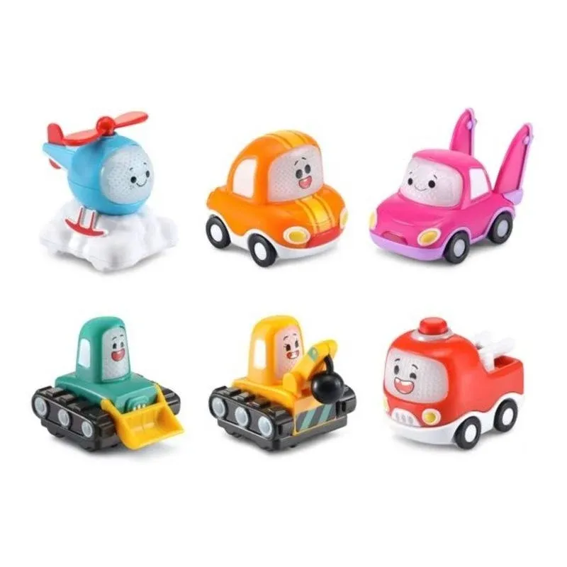 VTech Go! Go! Cory Carson PlayZone Mini Character 6-Pack, Multicolor