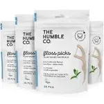 The Humble Co. Floss Picks (200 Count) – Plant Based Dental Floss Picks for Superior Oral Care, Dental Hygiene, and Gum Health, Cruelty Free Tooth Floss Picks (Charcoal, Double Thread)The Humble Co. Floss Picks (200 Count) – Plant Based D…