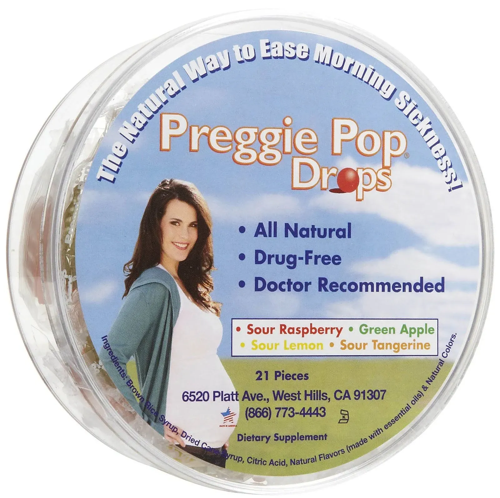 Three Lollies Preggie Pop Drops - 21 Pieces