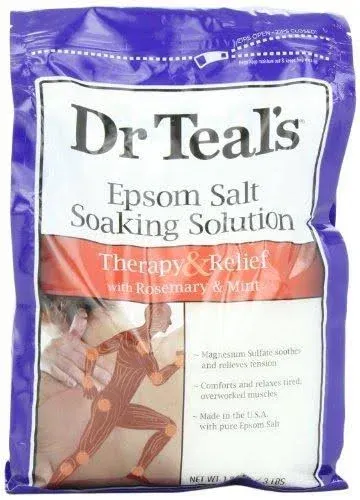 Dr. Teal's Pure Epsom Salt Soaking Solution Rosemary & Mint