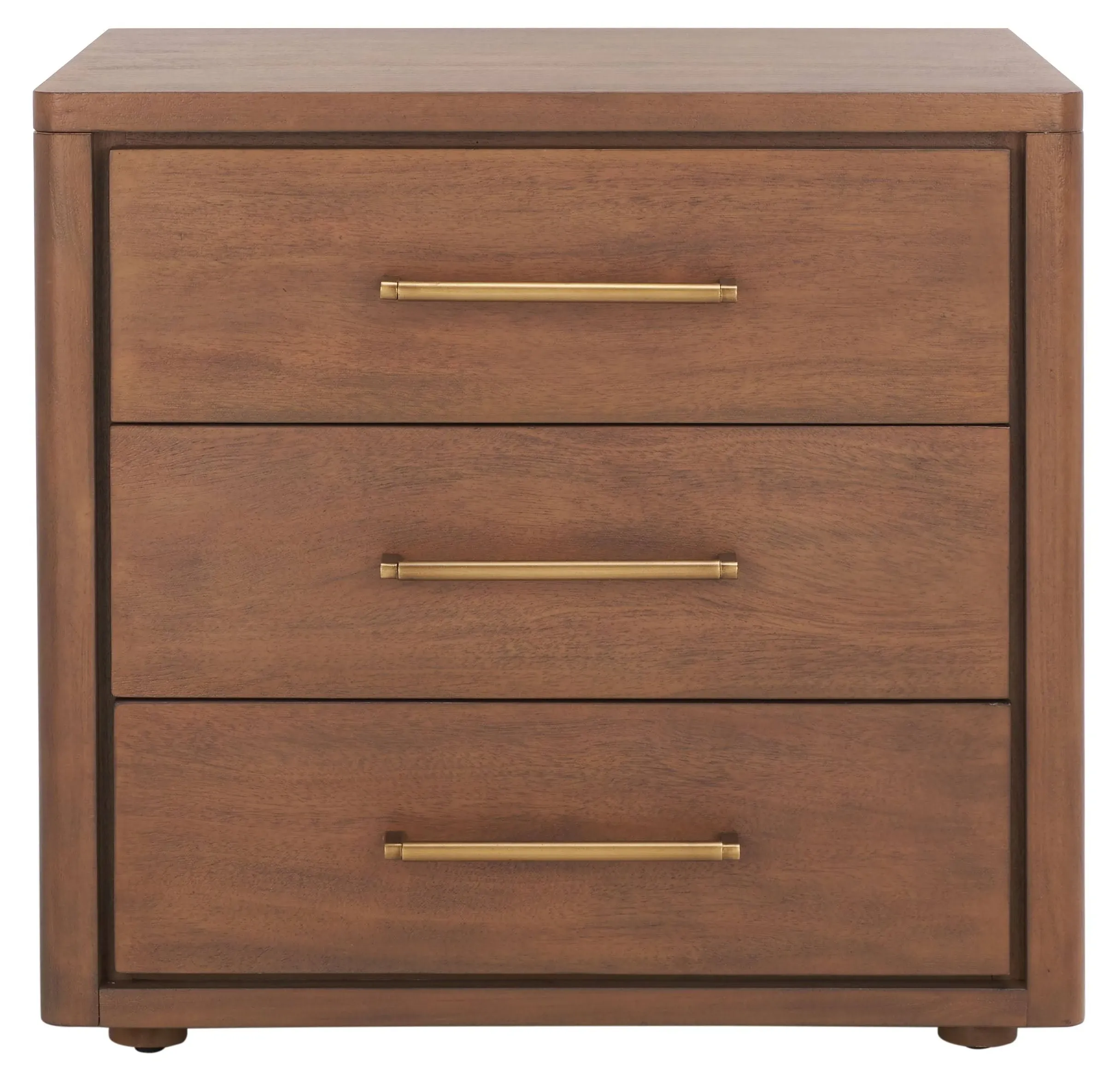 Safavieh Rosey 3 Drawer Wood Nightstand