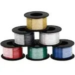 14 Gauge Wire Combo 6 Pack 12V 100'FT per Roll (600 ft Total) 14 Gauge Auto Wire Copper Clad Aluminium Low Voltage 14 Gauge Wire