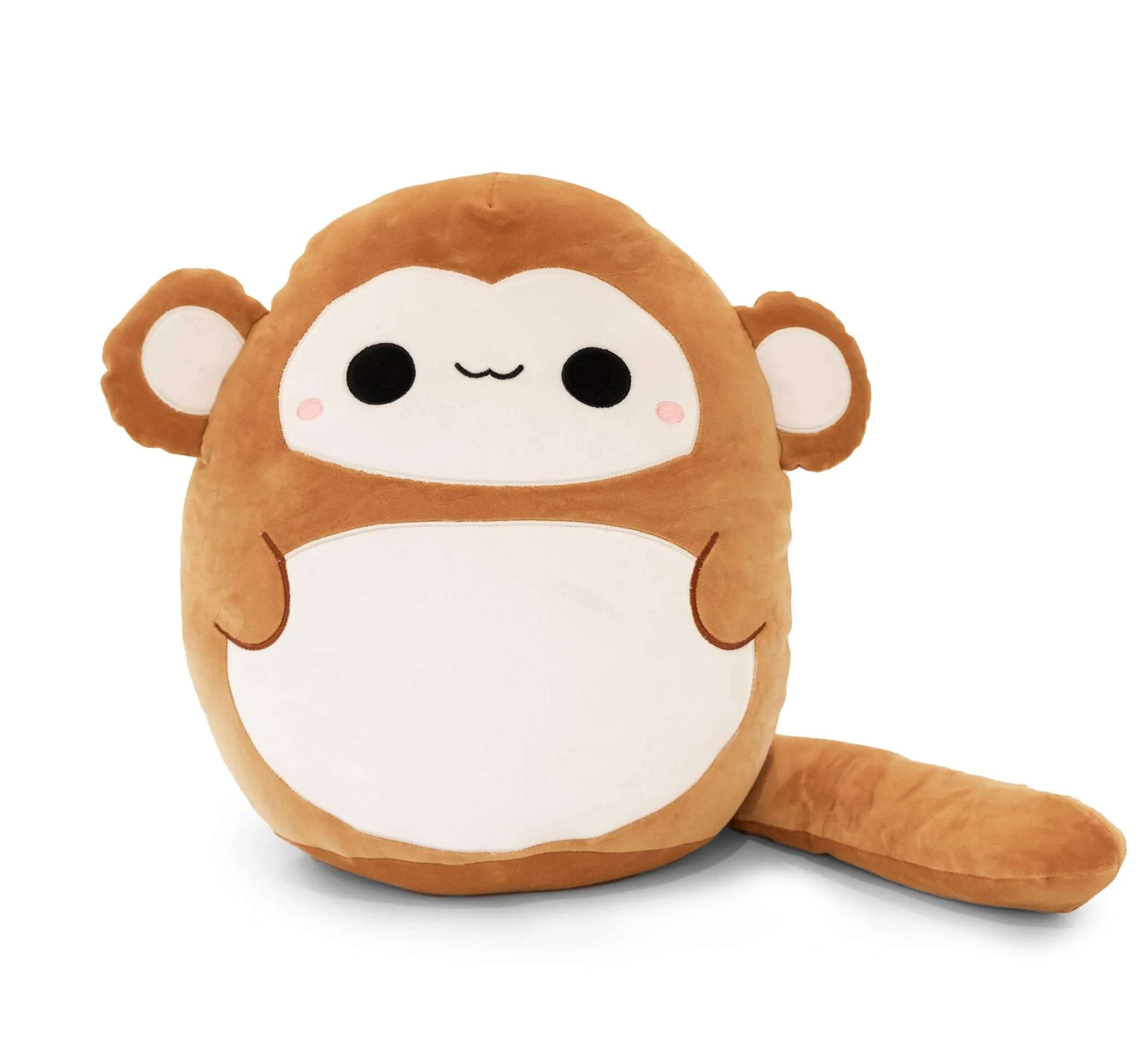 17 Inch Mia the Monkey Plush Squish Pillow Original Cute Super Soft Plushie Toy 