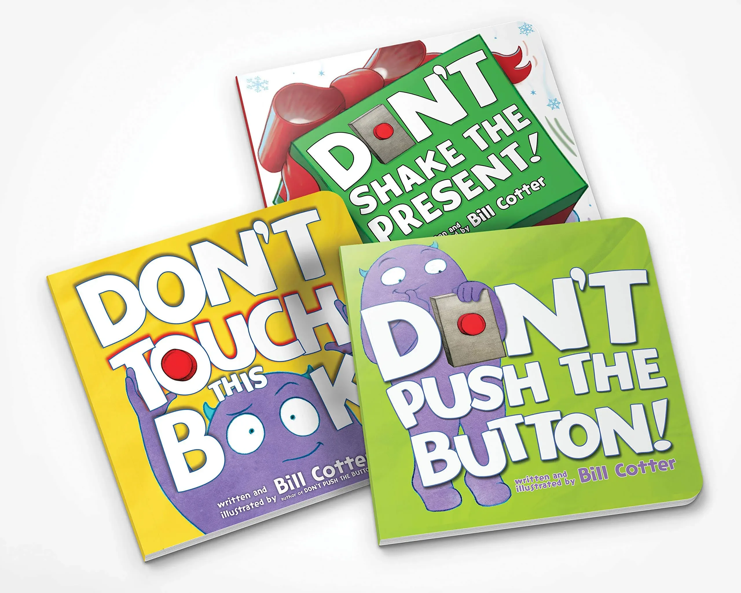 Don't Push the Button Gift Set: Interactive Storytime Books for Toddlers [Book]