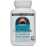 Source Naturals, L-Tryptophan 500 mg, 30 tablets