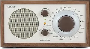 Tivoli Audio model One Am/ fm Table Radio, Classic/ Walnut, 2.4 Lb