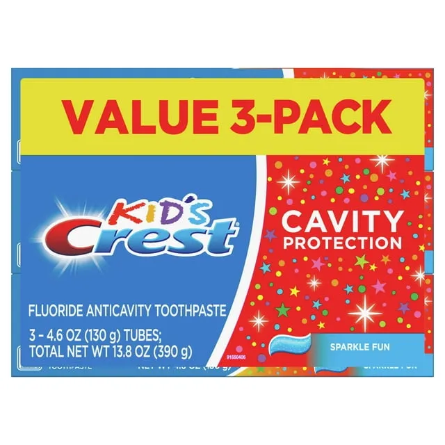 Crest Kids Cavity Protection Toothpaste Sparkle Fun