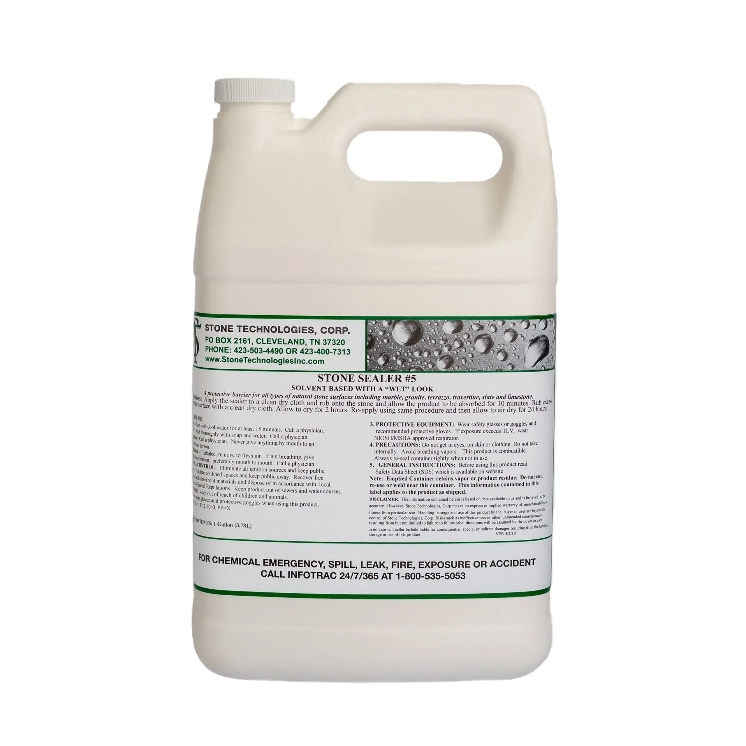 Enhancing Stone Sealer #5 Limestone Terrazzo Granite Marble Travertine 1 gallon