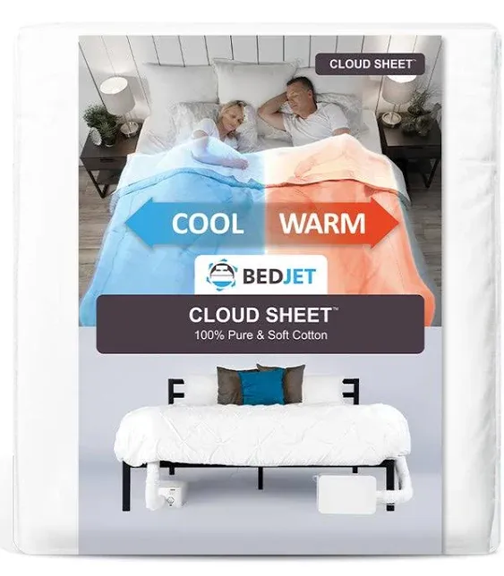 BedJet Single Zone Cloud Sheet, White - Queen