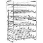 Atlantic Silver Steel Double-High Can Rack; Pantry, Kitchen,