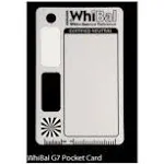 WhiBal G7 White Balance Pocket Card