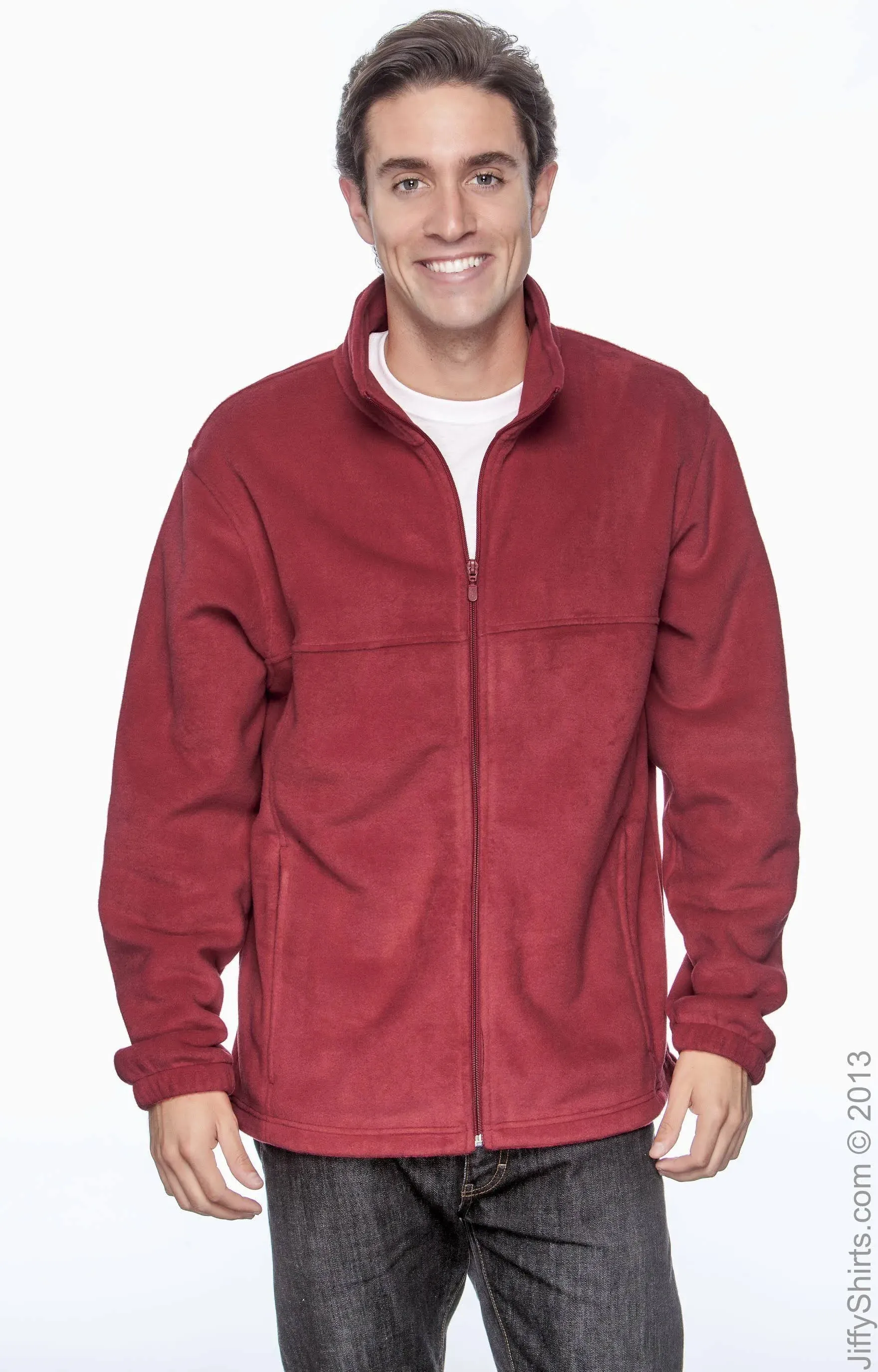 Harriton M990 Men's Full-Zip Fleece