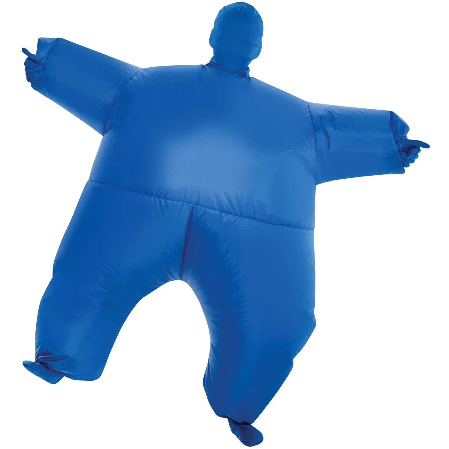 Kids Inflatable Blue Megamorph Costumes Boys Girls Blow Up Fat Suit Halloween