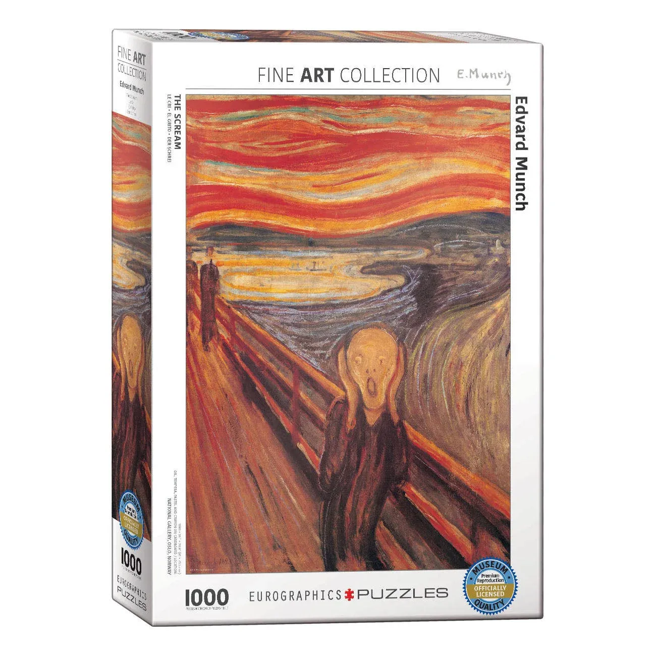 The Scream 1000-Piece Puzzle by Eurographics