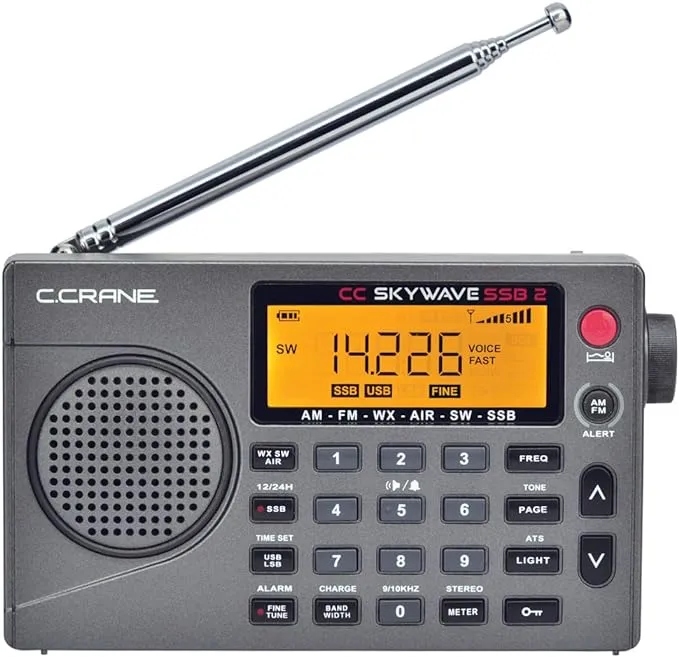 CC Skywave 2 with Am FM SW WX and Aviation Bands