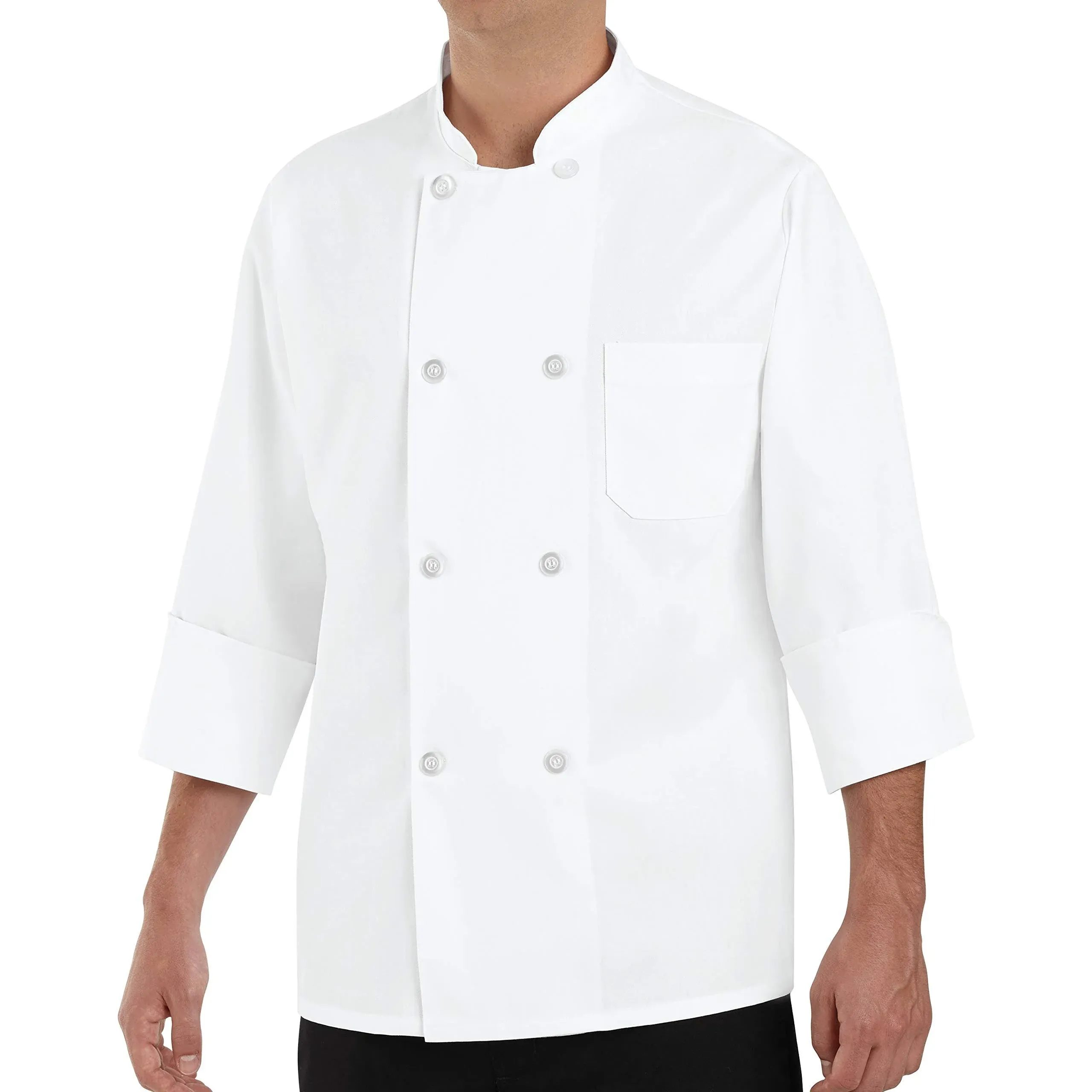 Chef Designs Eight Pearl Button Chef Coat