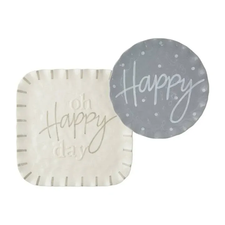 Mudpie - Happy Ruffle Nested Tray - 40700328