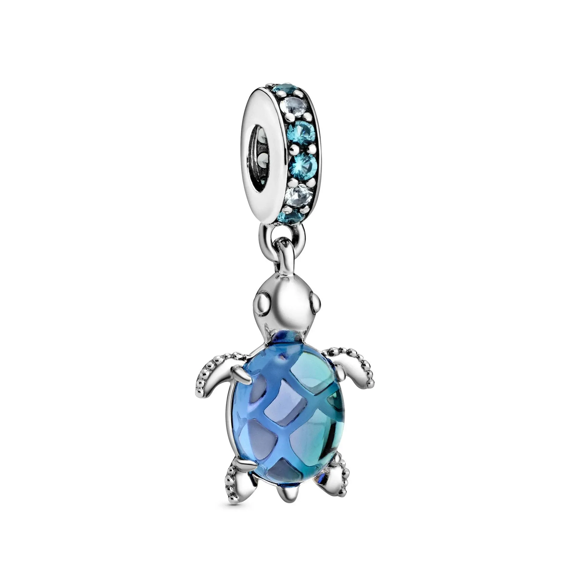 Pandora : Murano Glass Sea Turtle Dangle Charm