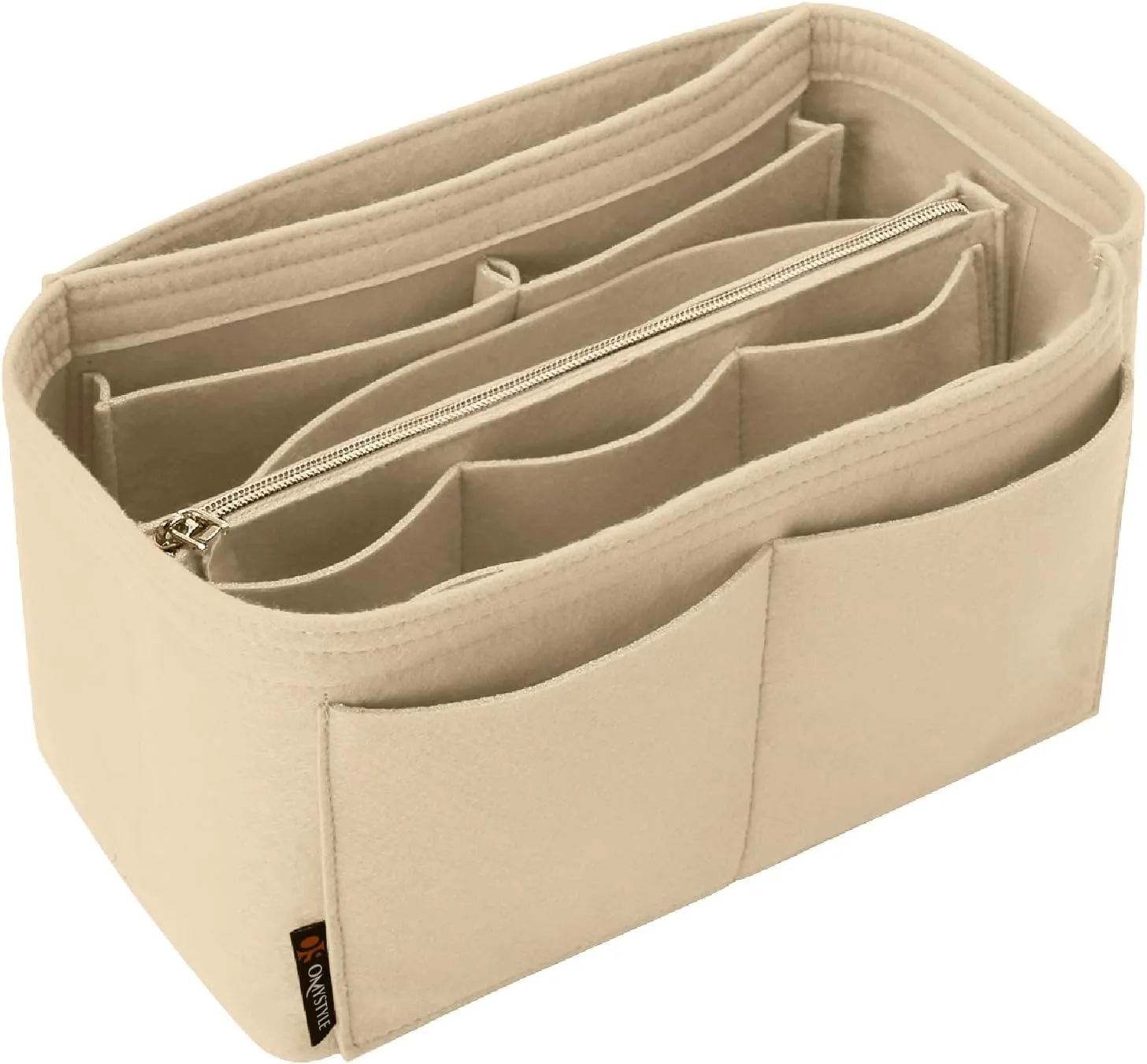 OMYSTYLE Purse Organizer Insert for Handbags Felt Bag Organizer for Tote & Purse