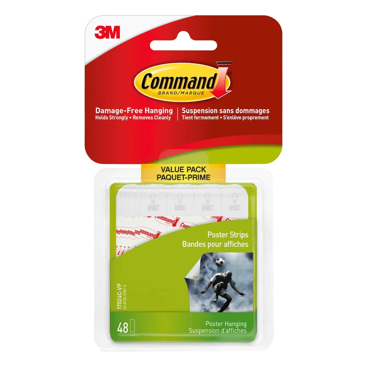 Command™ Poster Strips, Small White