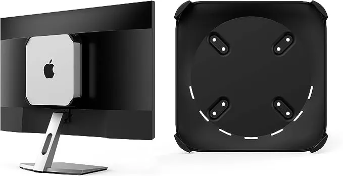 HumanCentric Mount Compatible with Mac Mini, Custom Mac Mini Mount, Wall Mount, Rack Mount, Mac Mini Under Desk Mount, Mac Mini Mount Behind Monitor Mac VESA Compatible Mac Mini Monitor Mount