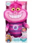 NEW Disney Junior Alice’s Wonderland Bakery Chat &amp; Glow Cheshire Cat Plush Talks