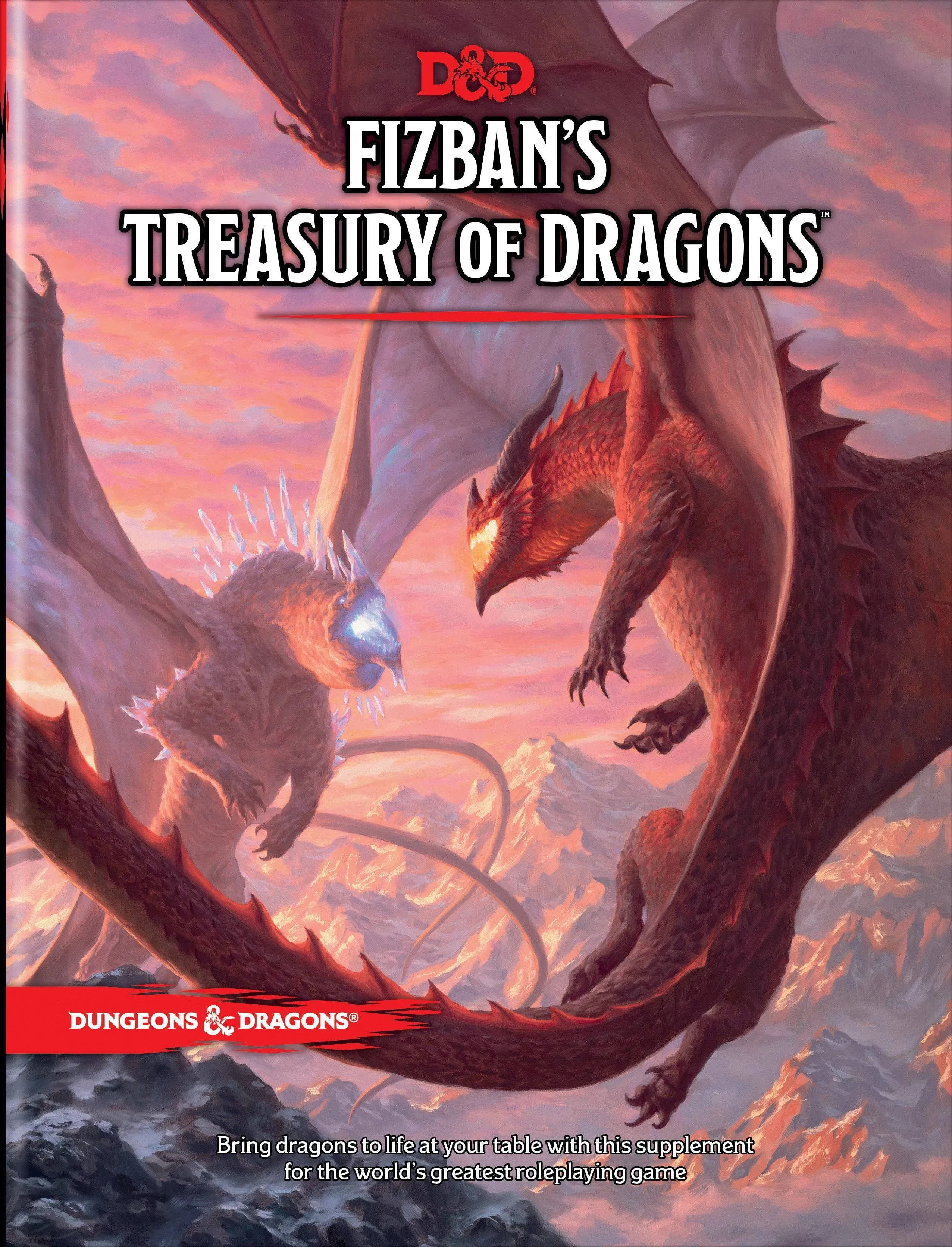 Dungeons & Dragons 5th Edition Fizban's Treasury of Dragons Hardcover Roleplaying Book (Regular Cover)