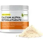 Maxx Herb Calcium AKG Pure Calcium Alpha - Ketoglutarate Powder (ca-akg) for Energy Vitality Mental Focus Clarity & DNA Structure Non-GMO & Gluten FR