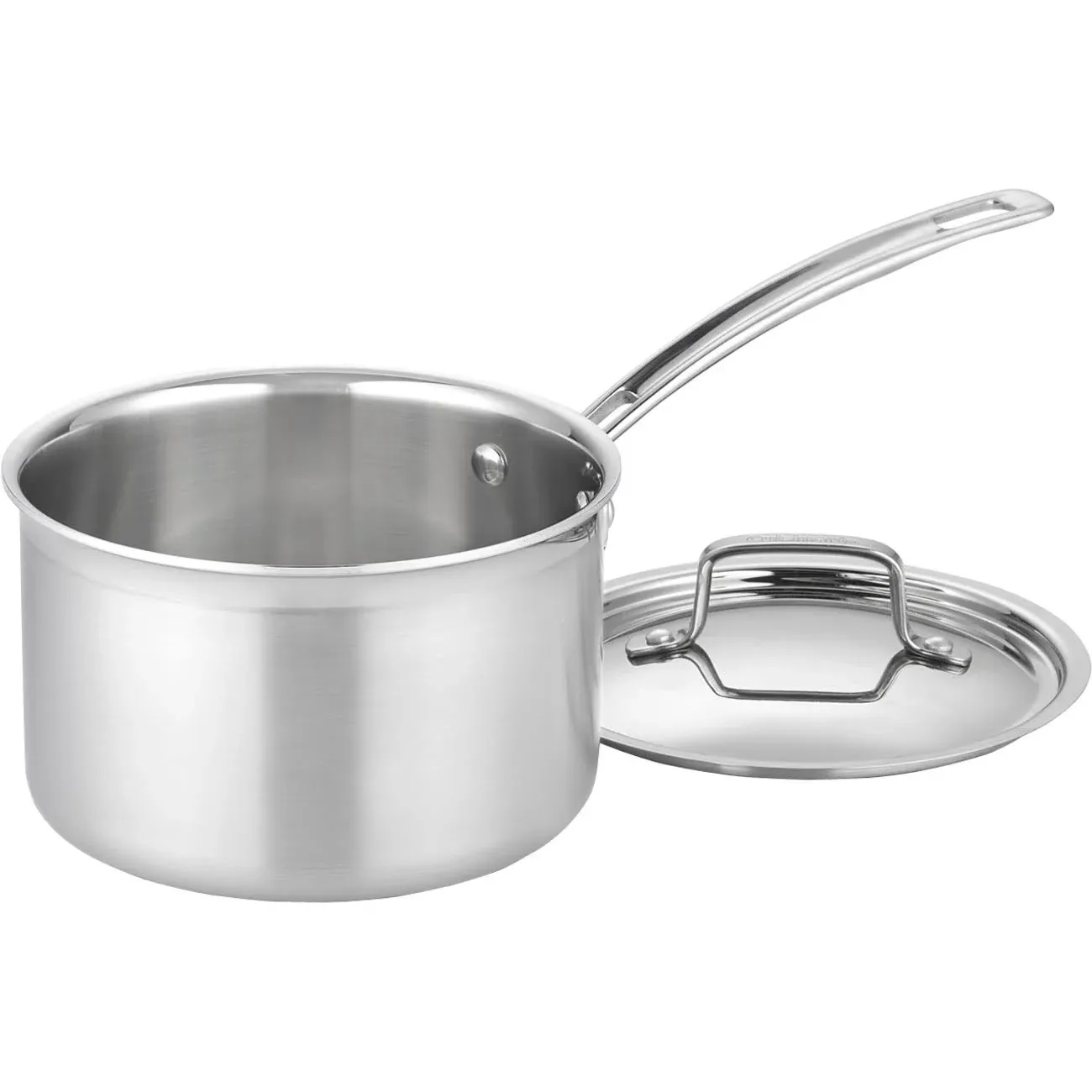 Cuisinart MultiClad Pro Stainless Steel Saucepan with Cover, 3 Quart