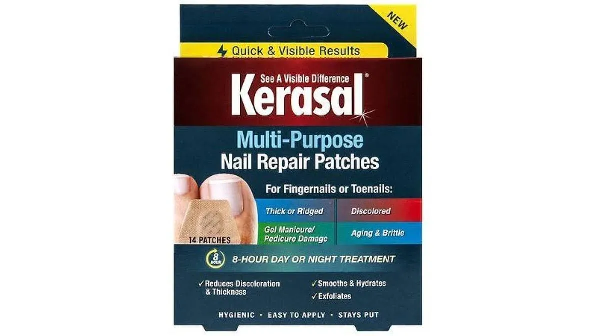 Kerasal Multi-Purpose Nail Repair Patches for Damaged Nails