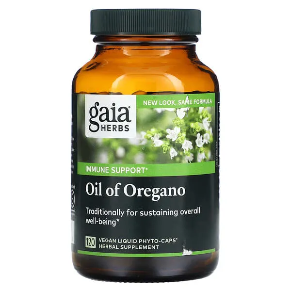 Gaia Herbs Oil of Oregano - Immune and Antioxidant Support Supplement with Oregano Oil, Carvacrol, and Thymol