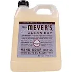 Mrs. Meyer's Clean Day Liquid Hand Soap, Lavender, 33 oz, 6/Carton