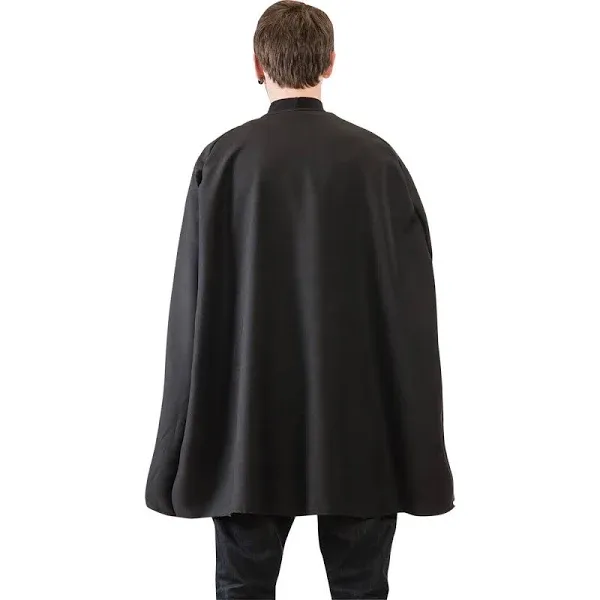 Superhero Cape 36 inch Adult Halloween Accessory, Size: One size, Black