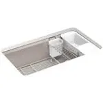 Riverby 33 in. Undermount Single-Bowl Workstation Kitchen Sink Kohler