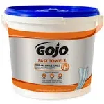 Gojo Fast Towels Fresh Citrus Scent Hand and Surface Towels - 225 Wipes