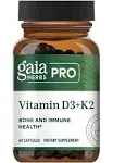 Gaia Pro - Vitamin D3 + K2 - 60 Capsules